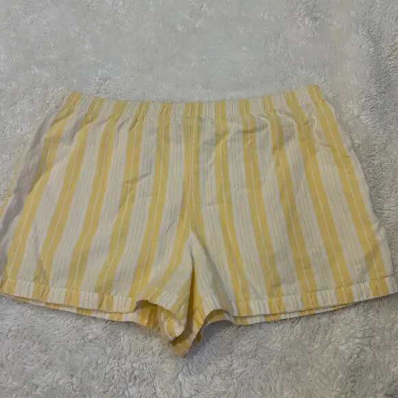 Guess Womens VTG Made in USA Yellow Cotton Shorts Boho Indie Summer Casual Sz 2 - Picture 2 of 6